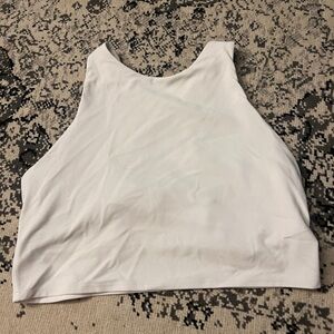 Athleta White Crop Top